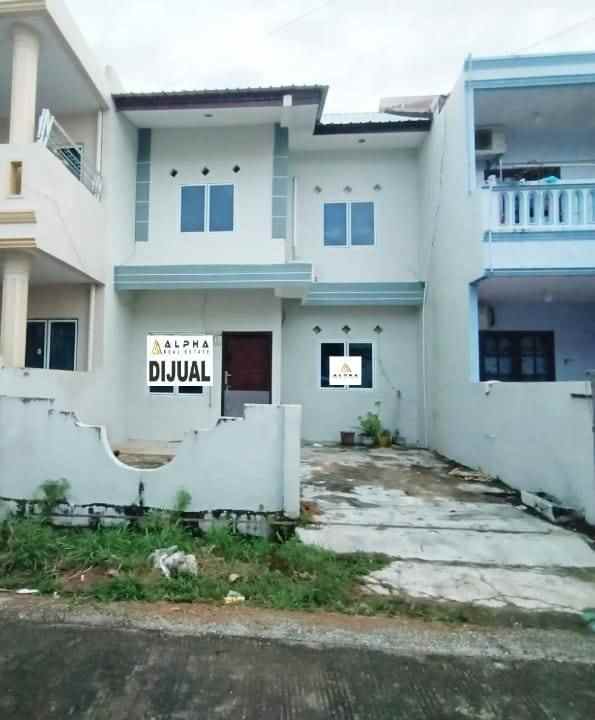 dijual cepat rumah 2 lantai di kanaan indah baloi