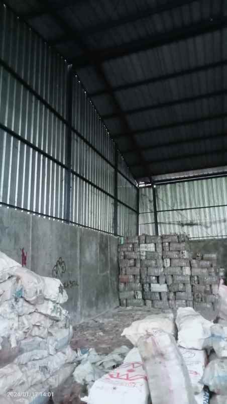 dijual gudang 1174 m2 bantargebang bekasi