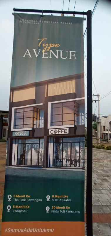 dijual ruko gudang kantor jl raya curug bojongsari depok