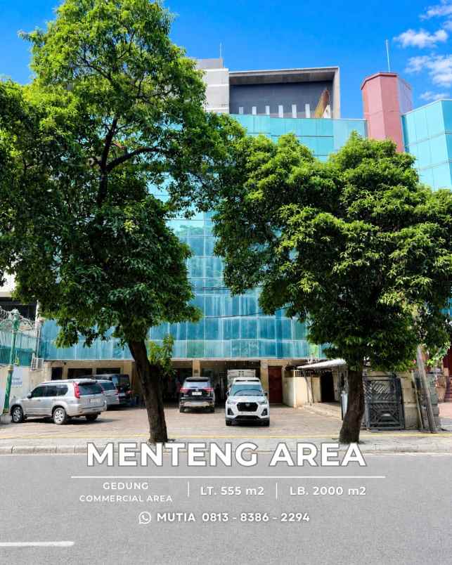 dijual ruko gudang kantor menteng