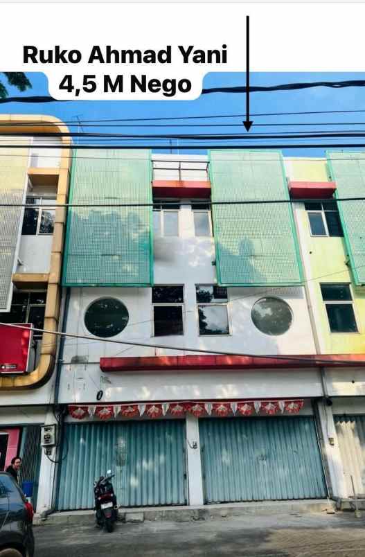 dijual ruko gudang kantor raya ahmad yani