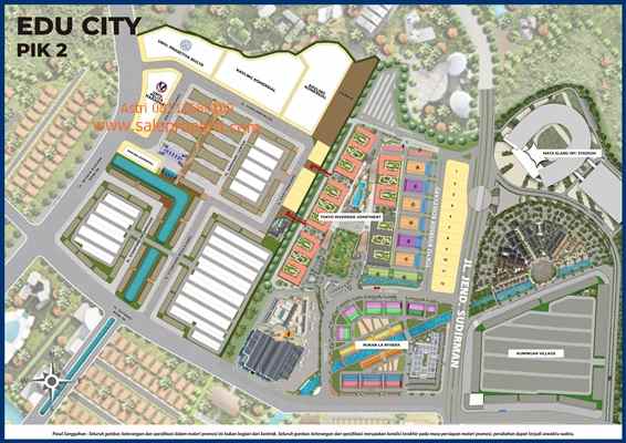 dijual ruko gudang kantor rukan harvard pik2 edu city