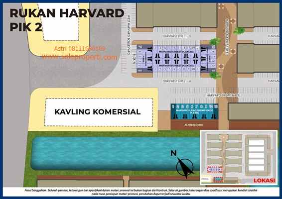 dijual ruko gudang kantor rukan harvard pik2 edu city