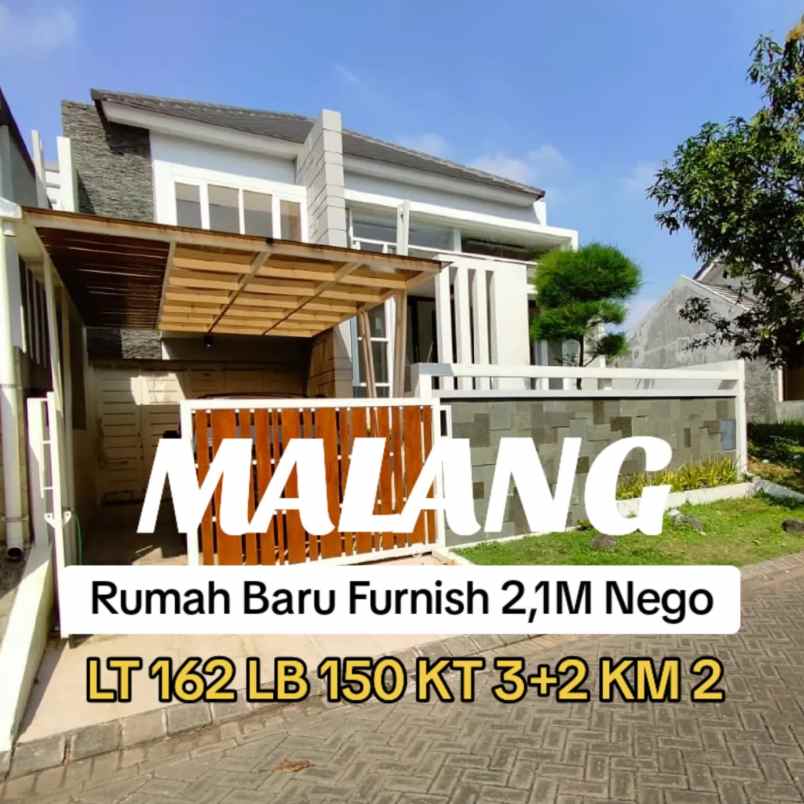 dijual rumah baru araya malang greenwood golf