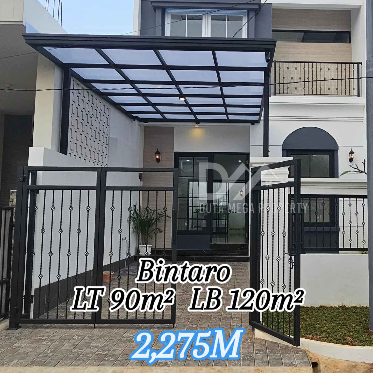 dijual rumah bergaya american style di bintaro