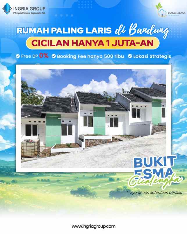 dijual rumah bukit esma cicalengka