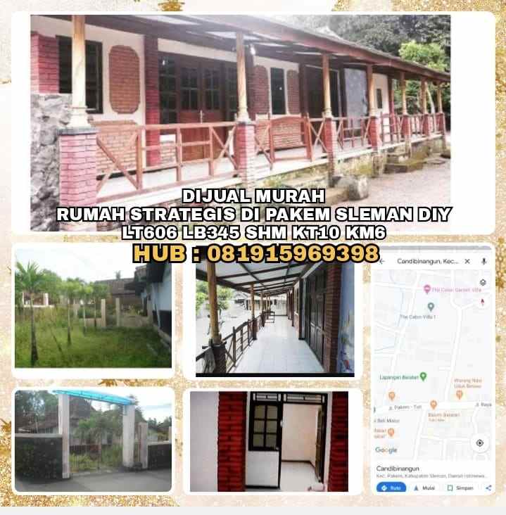 dijual rumah candibinangun pakem sleman