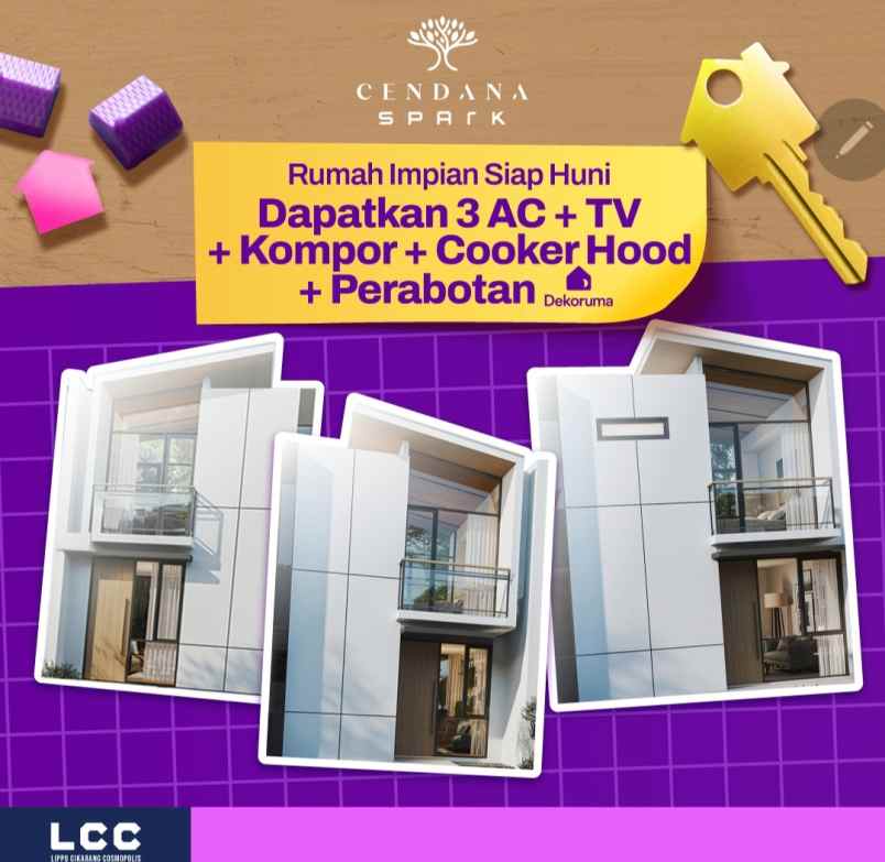 dijual rumah cendana spark lippo