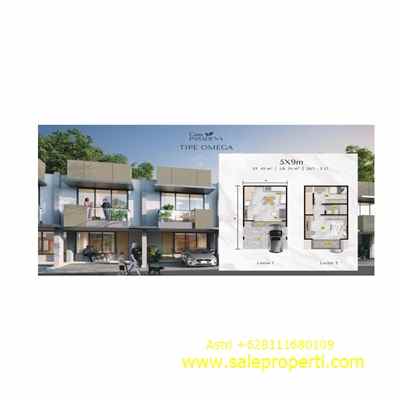 dijual rumah cluster casa pasadena