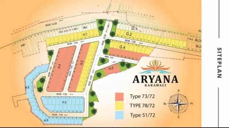 dijual rumah cluster prima aryana karawaci