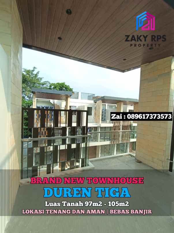 dijual rumah duren tiga