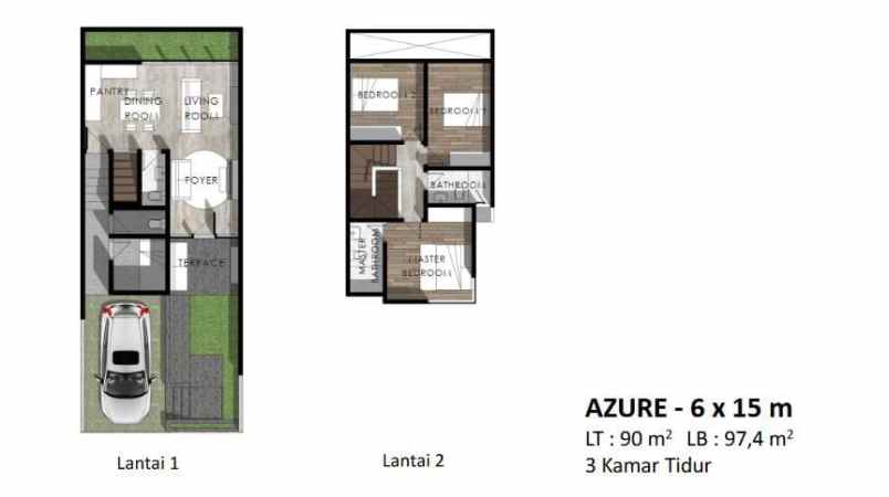 dijual rumah east gate intiland