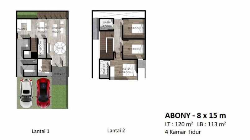 dijual rumah east gate intiland