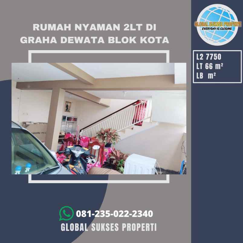 dijual rumah graha dewata