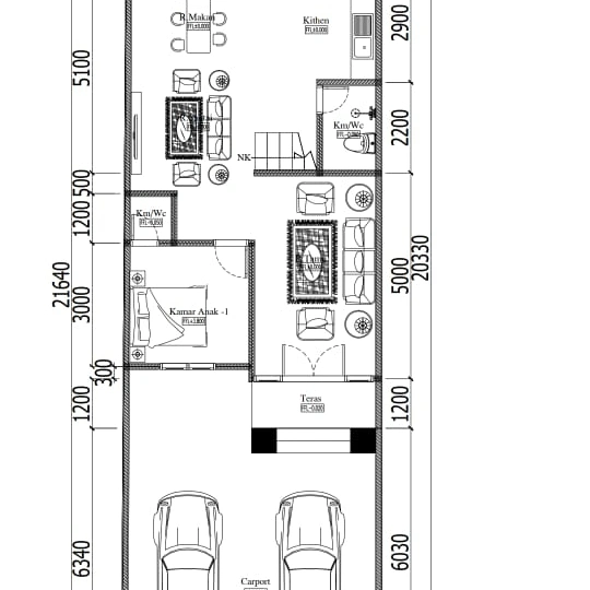 dijual rumah jalan jagakarsa raya