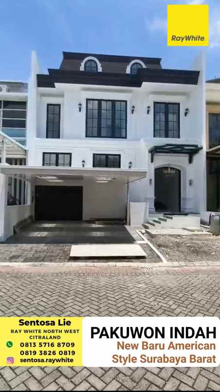 dijual rumah jalan pakuwon indah