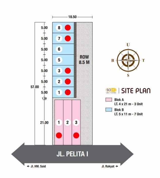 dijual rumah jalan pelita 1 sutomo