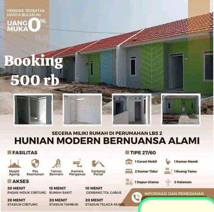 dijual rumah jalan raya muktiwari sarimukti