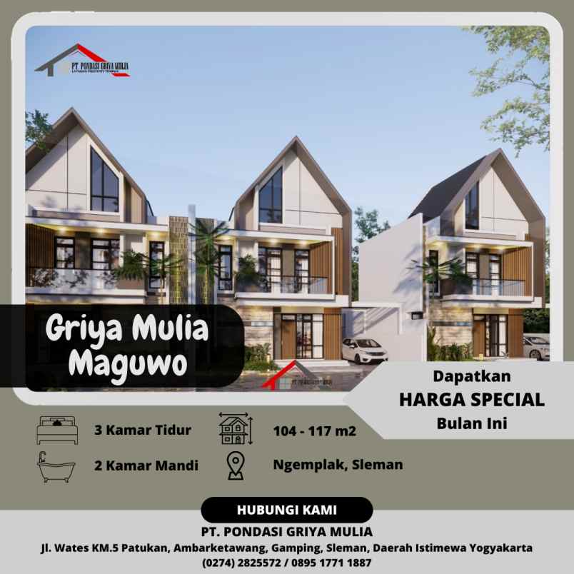 dijual rumah janar ring road utara