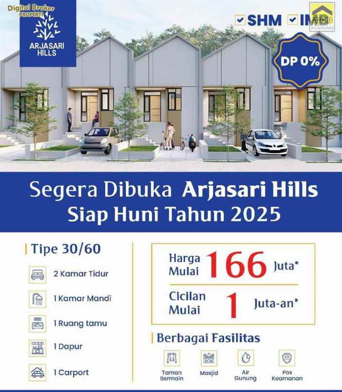 dijual rumah jl arjasari kota baru