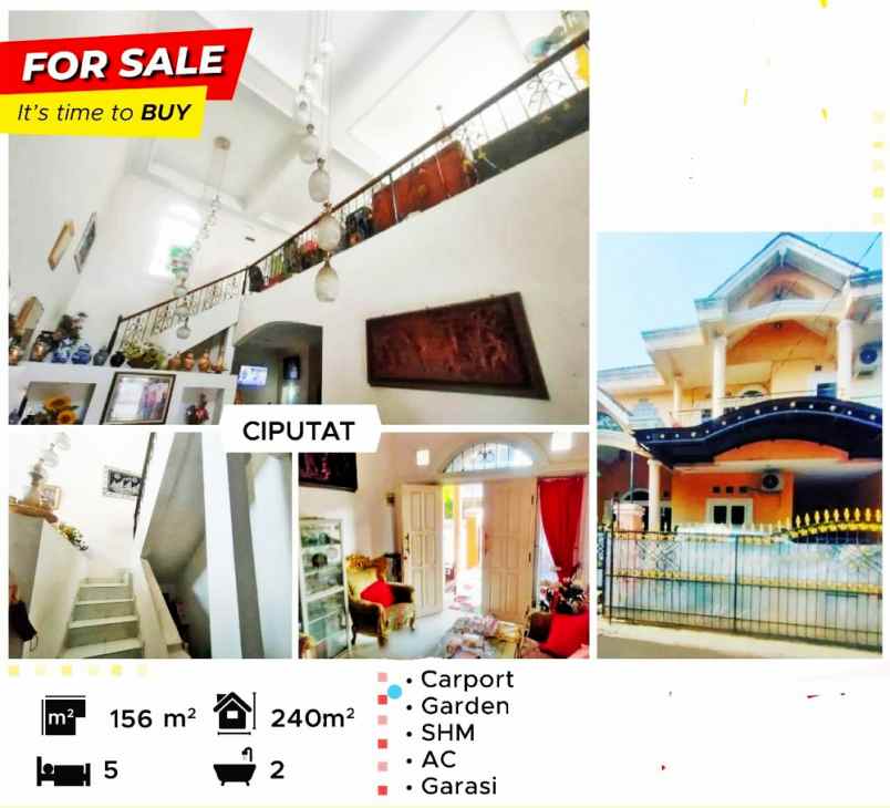 dijual rumah jl cendrawasih v blok d 16