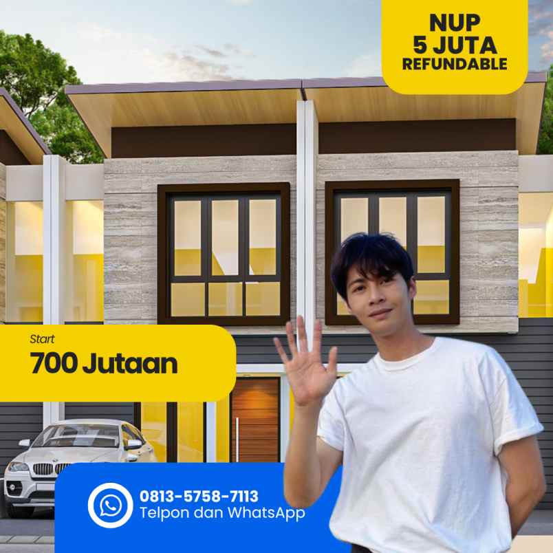 dijual rumah jl gunungsari indah