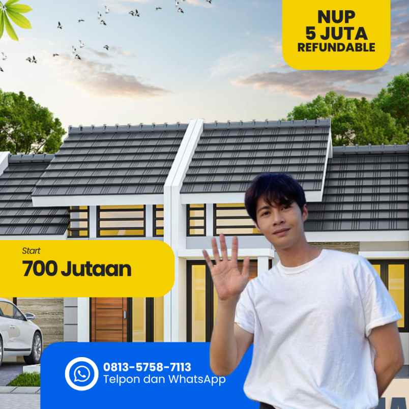 dijual rumah jl gunungsari indah