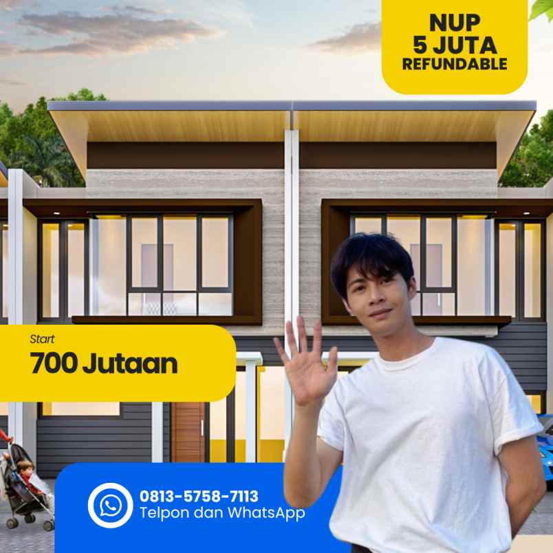 dijual rumah jl gunungsari indah