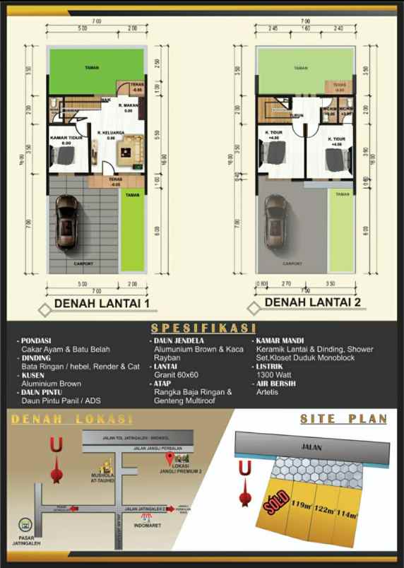 dijual rumah jl jatiluhur