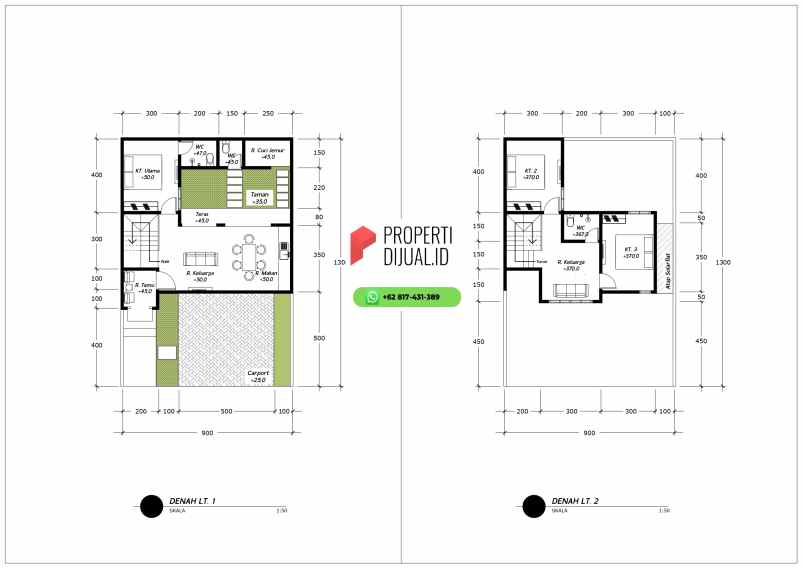 dijual rumah jl magelang jongke