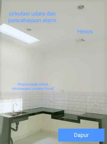 dijual rumah jl serpong garden 2