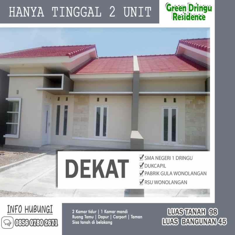 dijual rumah jl yos sudarso wonopaten