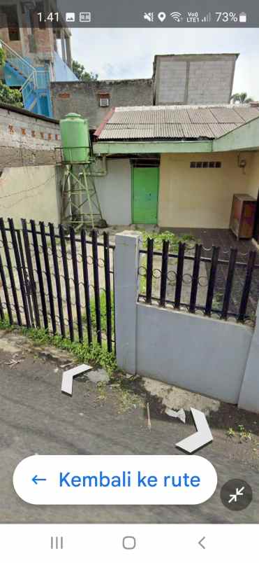 dijual rumah jln inspeksi saluran tarum