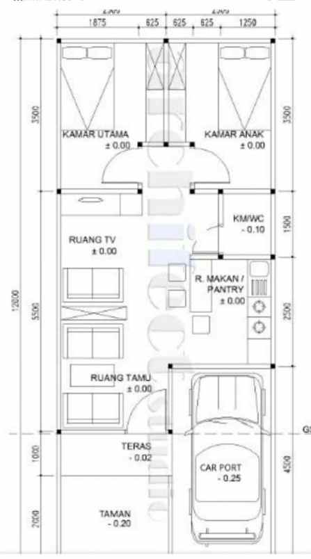 dijual rumah jurang mangu timur