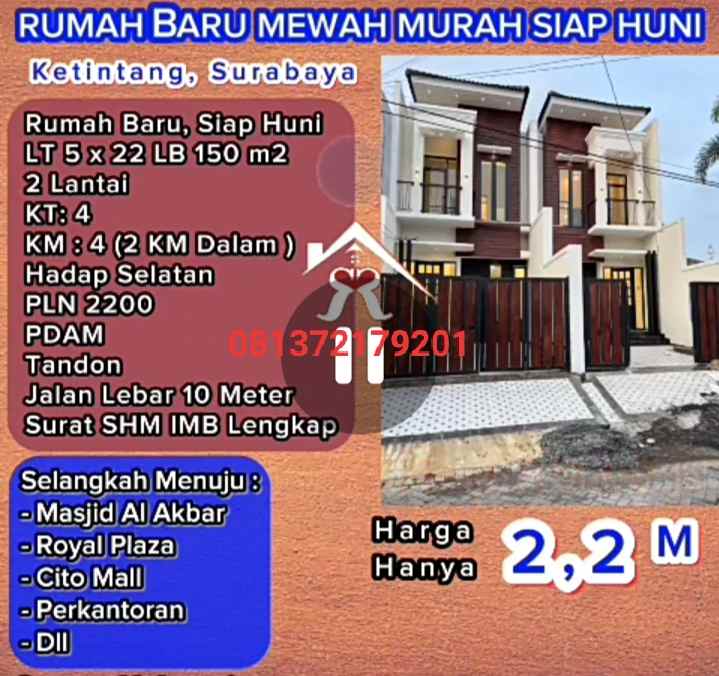 dijual rumah ketintang