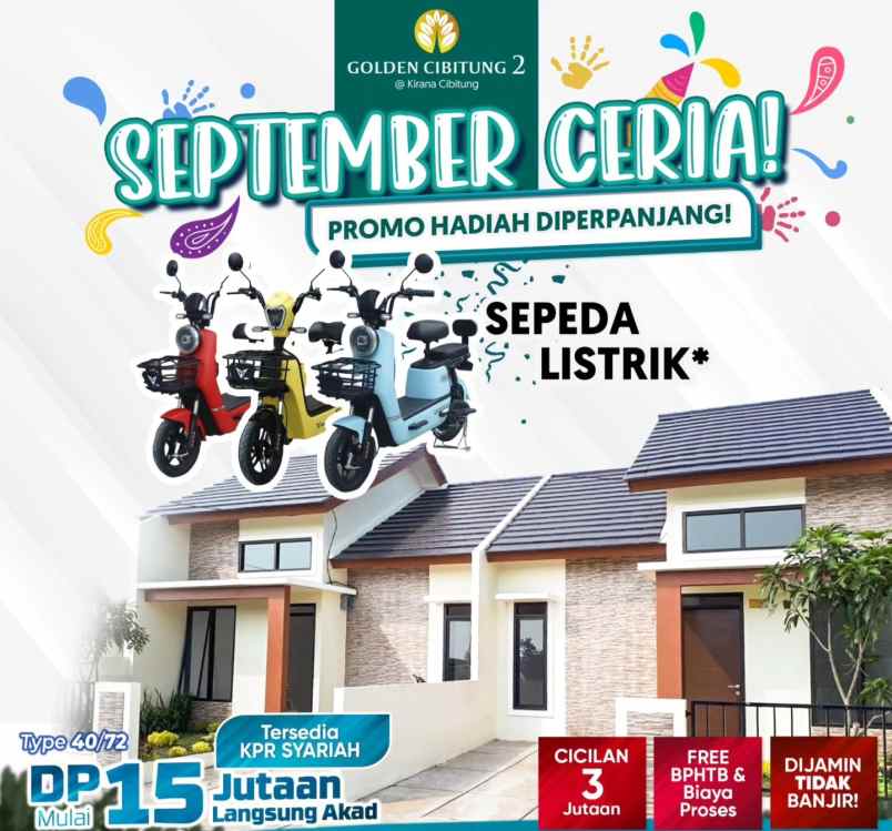 dijual rumah kirana raya wanajaya