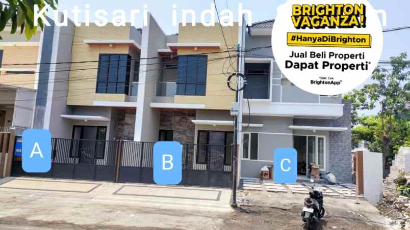 dijual rumah kutisari indah