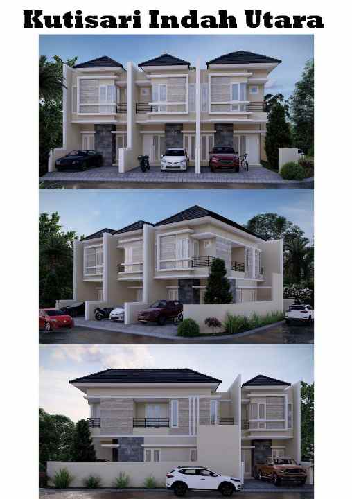 dijual rumah kutisari indah utara