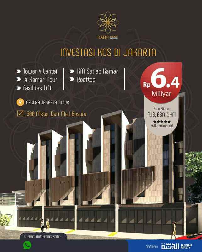 dijual rumah mall bassura