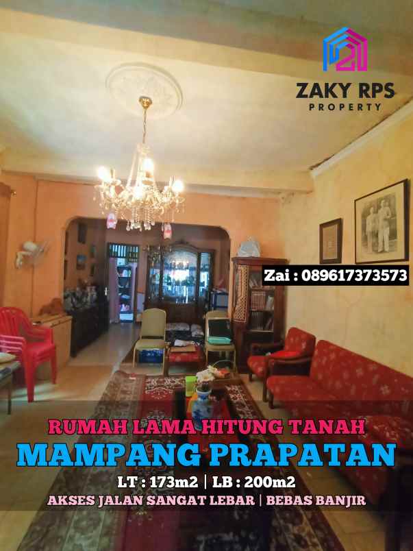 dijual rumah mampang prapatan