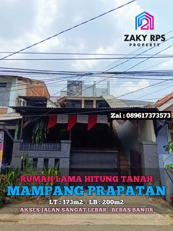 dijual rumah mampang prapatan