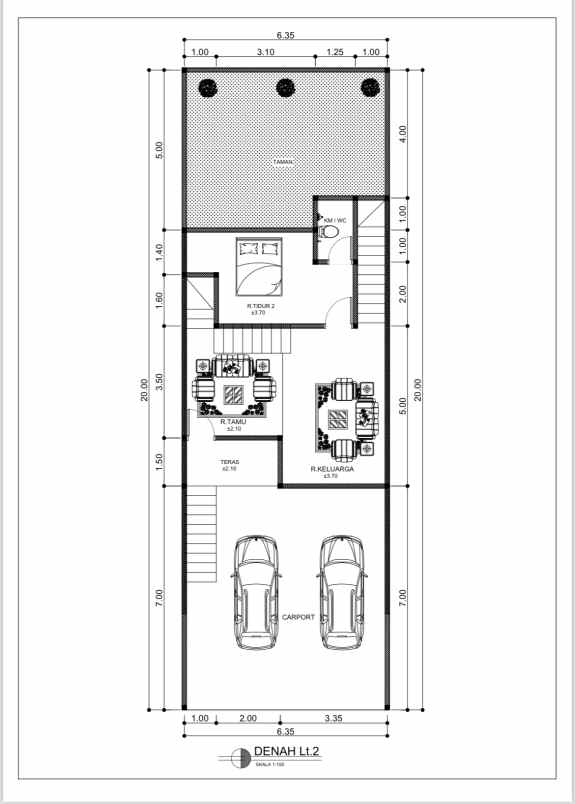 dijual rumah meruyung