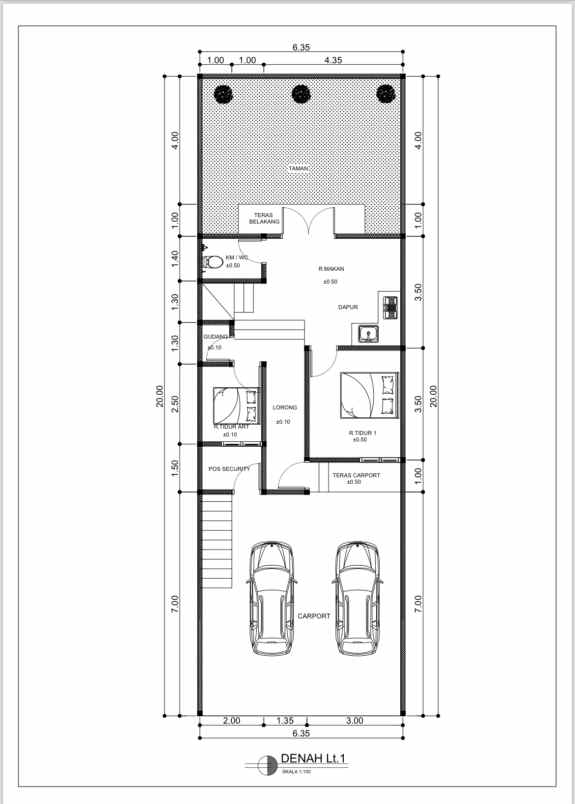 dijual rumah meruyung