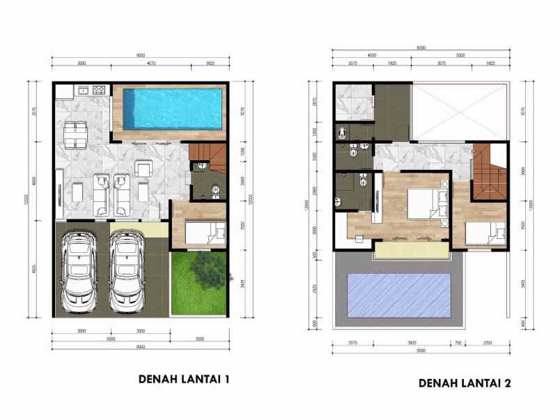 dijual rumah mewah klasik modern 2 lantai di ciledug