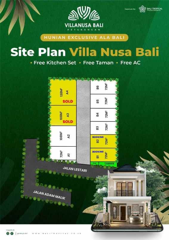 dijual rumah mewah klasik modern 2 lantai di ciledug