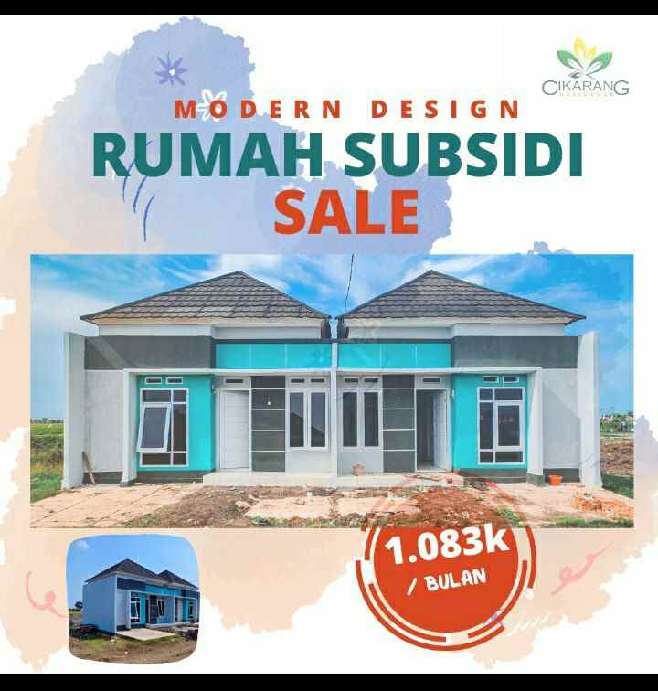 dijual rumah murah subsidi cikarang