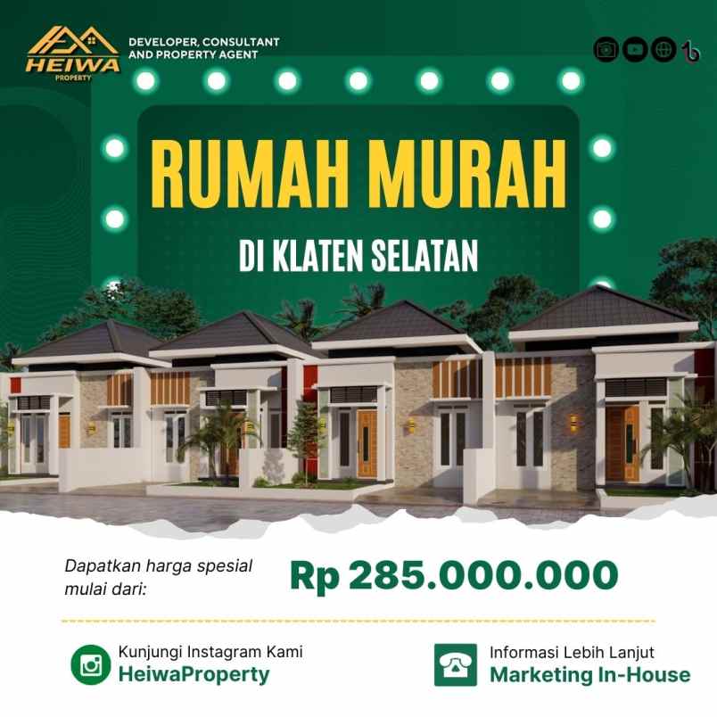 dijual rumah nglinggi klaten selatan klaten