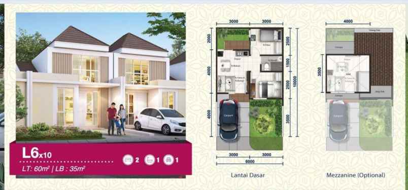 dijual rumah paramount petals