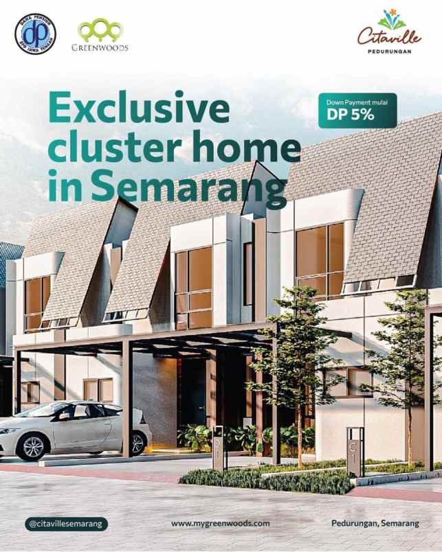 dijual rumah perum citi ville jl raya