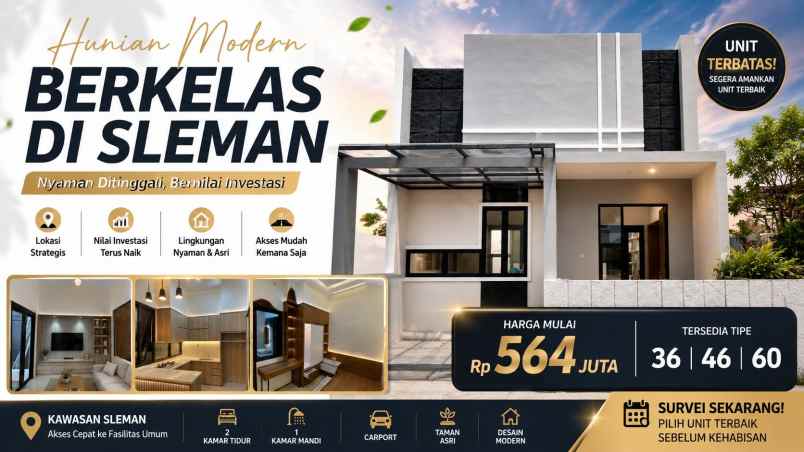 dijual rumah perumahan virendra berbah